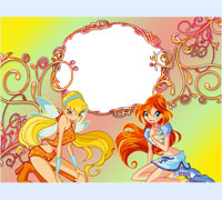  Детская рамка Феи Winx. Блум и Стелла