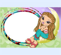  Детская рамочка Куклы Bratz. Лия