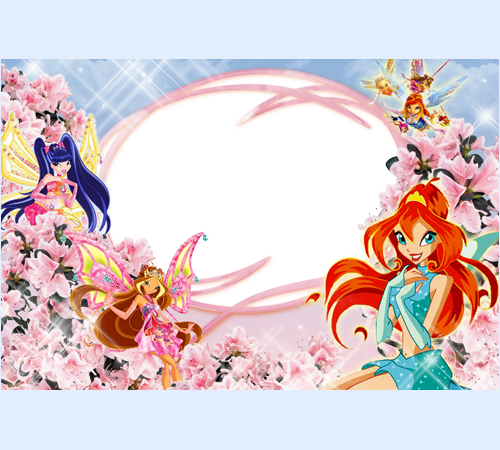  Рамка для фото Winx Club. Фея Винкс Блум